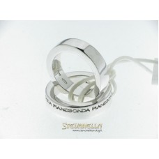 PIANEGONDA anello argento a 2 fedine referenza AA010490 mis.14 new